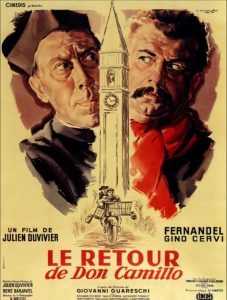 Affiche du film "Le retour de Don Camillo"