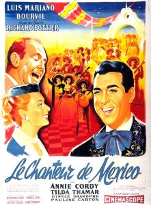 Affiche du film "Le chanteur de Mexico"