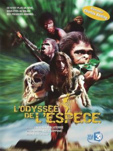 Affiche du film "L'odyssée de l'espèce"